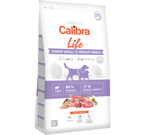 Calibra Dog Life Junior Small and Medium Breed Lamb 12kg