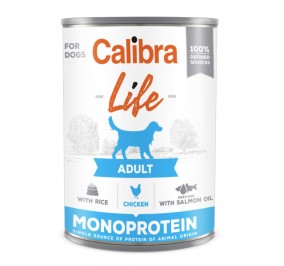 Calibra Dog Life Can Adult Chicken with Rice 400g