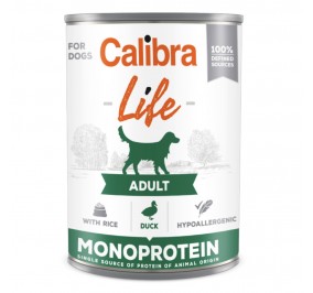Calibra Dog Life Can Adult Duck with Rice 400g